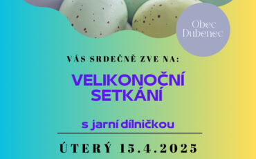 Velikonoční setkání s jarní dílničkou