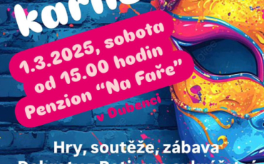 Dětský karneval 1.3.2025